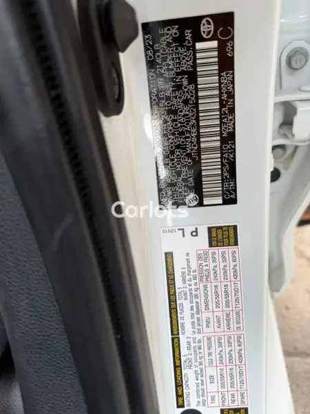 Foreign Used Toyota Corolla 2023 White for sale in Kano - thumbnail 7